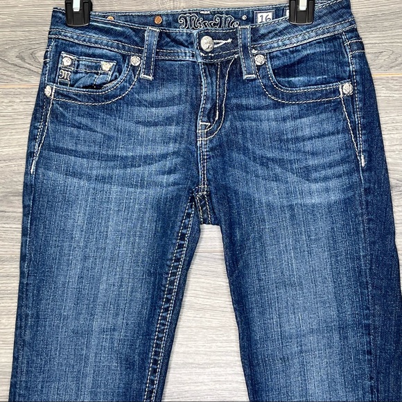 Miss Me Cuffed Capri Girls size 16 - Picture 2 of 8